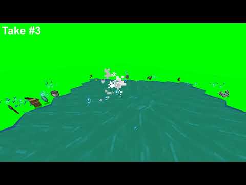 Minecraft MLG water bucket meme green screen