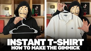 INSTANT T-SHIRT 🪄👕 MAGIC TRICK TUTORIAL #magic #tricks #tutorial