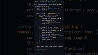 React State management with Proxies