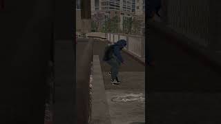 Session - rail tech in Vancouver park #sessiongame #fakeskate #shorts