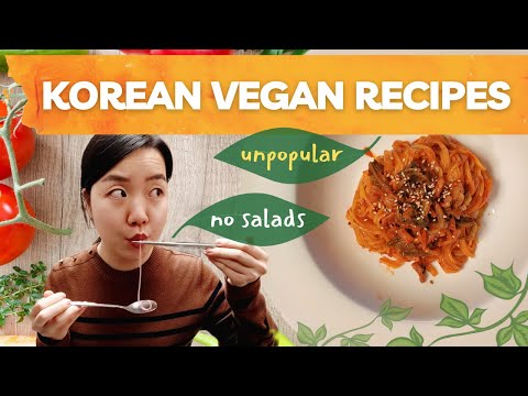 4 KOREAN VEGAN RECIPES that Everyone Forgets About