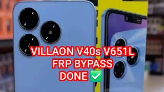 VILLAON V40s V651L FRP BYPASS DONE ✅ #frp #frpbypass #frp_solution #thdprocessor #trending 
