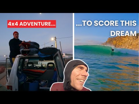 We had to take a 4x4 to reach a wave that never works!