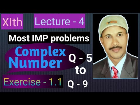 Complex Number Paper- II class - XIth lecture -4 Paper - II Exercise -1.1 Maths is life by Gadhe sir
