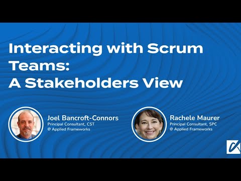 Interacting with Scrum Teams - A Stakeholders View