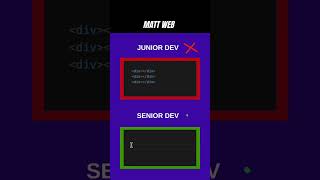 senior developer vs junior developer #seniordeveloper #vs #juniordeveloper #shorts