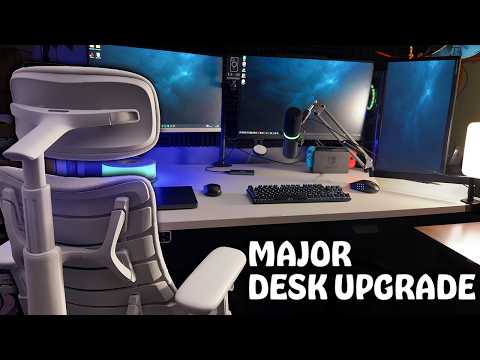 A HUGE Upgrade To My Desk Setup.. - Libernovo Omni
