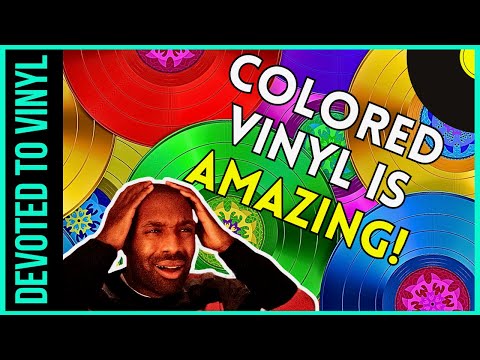 Colored vinyl records are COOL...and that matters!