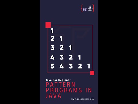 #11 Pattern Programs In Java #Shorts #Coding