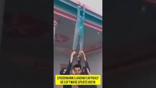 جب Desi Spiderman کی "Landing" سے پہلے ہی System Crash ہو گیا! 🕷️💥 #funny #fun #comedy #shorts