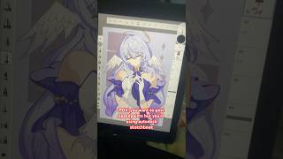 autodesk sketchbook struggles | #shorts #art #fyp #digitalart #speedpaint #fail #foryoupage #xyzbca