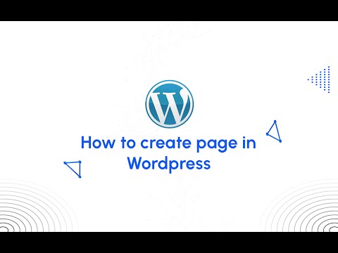 How to create a page in WP - Hostkicker