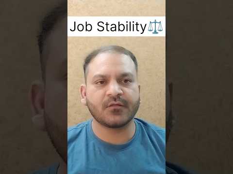 Job Stability #shorts #youtube #viral #jobs #training #information #motivation #recruitment