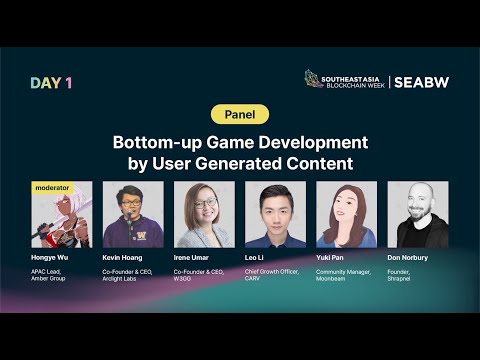 SEABW2024 | Bottom-up Game Development by User Generated Content