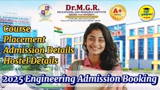 Dr.MGR University Chennai, Madhuravoyil.#topengineeringcollegesinchennai
