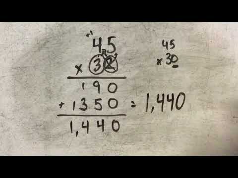 Multiplying Using the Standard Algorithm