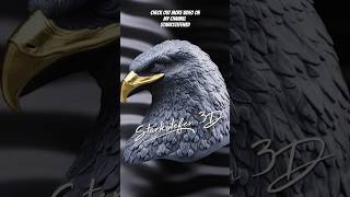Eagle 3D sculpt for 3D printing #3dsculpt #3dart #zbrush #eagle