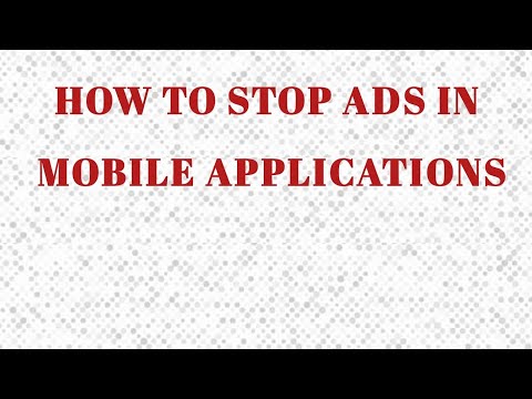 HOW TO STOP ADS