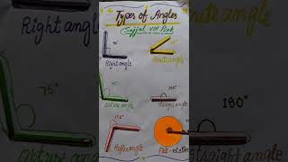 👉 Types of Angles Using Matchsticks | Easy Maths Project for Students #shorts #model