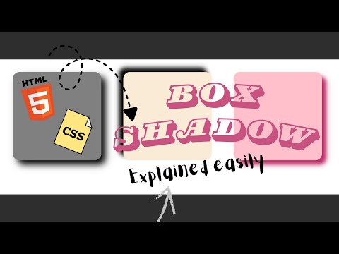 Box shadow in HTML and CSS explained easily.