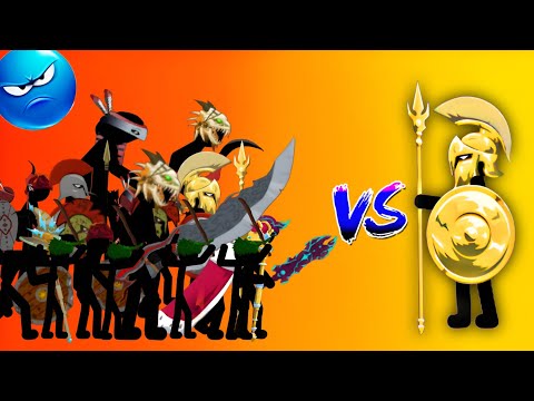 Unit's Max Population VS 30 Golden Spearton | stick war legacy