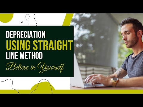 How to calculate Depreciation | Straight Line Method. Depreciation in accounting.