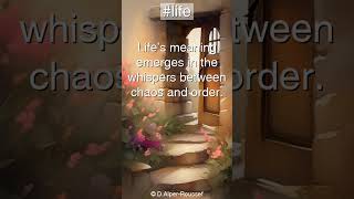 Unraveling Life's Hidden Code Between Chaos and Order