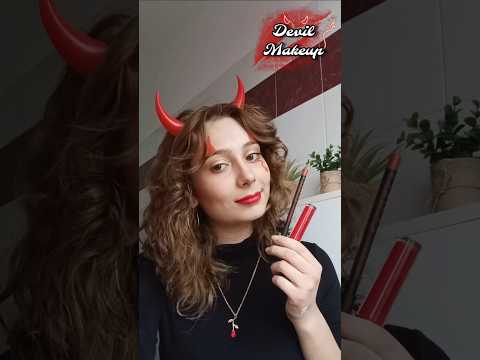 💋 Devil Makeup ~ con solo due prodotti 💋 // #devilmakeup #halloween #halloweenmakeup #makeup