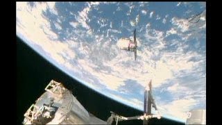 Orbital Sciences cargo ship arrives at space station