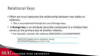 Databases: Relational Data Model