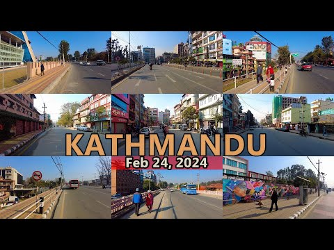 Kathmandu City Saturday Ride Tinkune - Airport - Gaushala - New Baneshwor - Tinkune 🇳🇵February, 2024