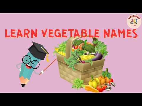 Learn Vegetable Names #kiddolearners