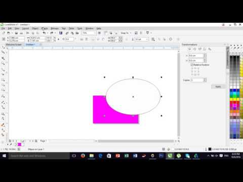 របៀបធ្វើនាមប័ណ្ណ | How to make a name card using CorelDraw x7 Speak Khmer | Khmer World