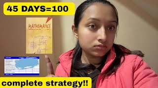 COMPLETE CLASS 12th MATHS IN 45 DAYS FROM NOW!! 100 marks confirm😨