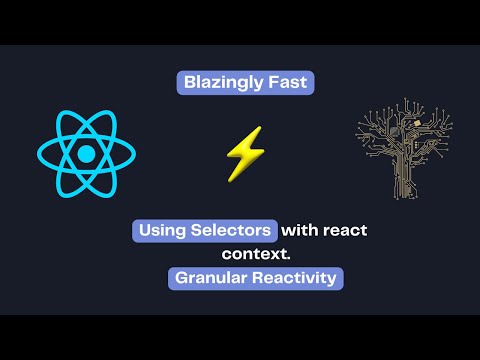 Using selectors with react context  | We fixed react context to make it state manager