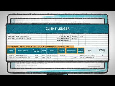 Client Trust Account Reconciliation: Using the Reconciliation Form Template