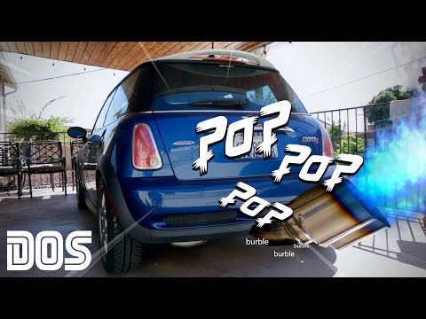 JCW & Invidia N1 Exhaust Sound Comparison - R53 Mini Cooper S JCW