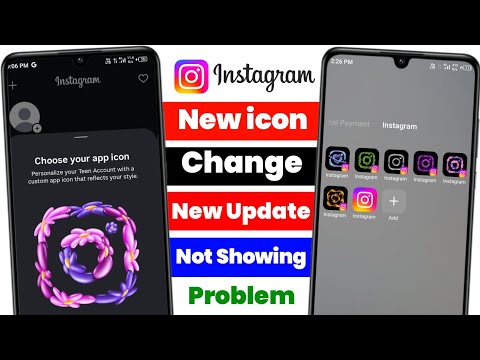 Instagram New Icon Update | Change App Icon Feature Not Showing Problem Solved | Instagram Problem |