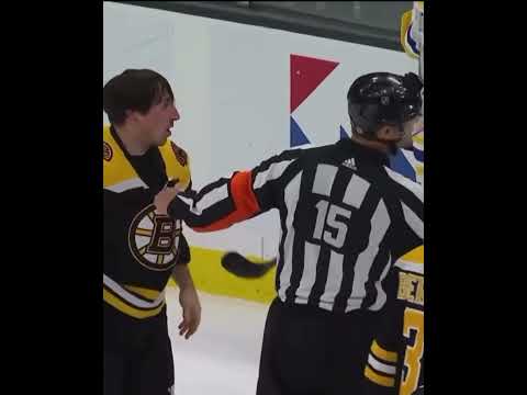 Buffalo not only got DEMOLISHED 6 2, but they got beat up by some leprechaun named Brad Marchand