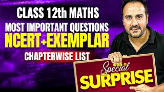 Score 95% in Maths! 💯 | Most Important Questions Chapterwise | Class 12th Ushank Sir