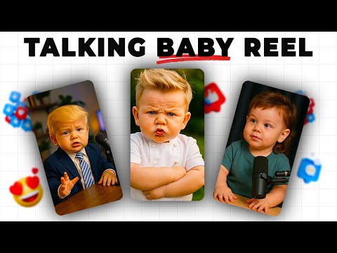 How to Make the Viral AI Talking Baby Podcast Reels