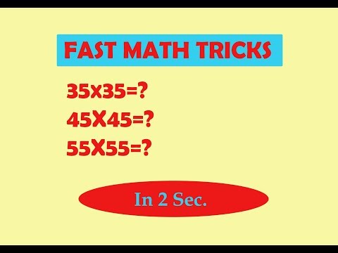 Fast Math Tricks