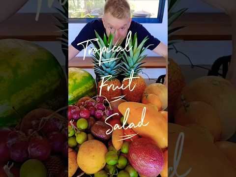 Healthy Tropical Fruit Salad! #shorts