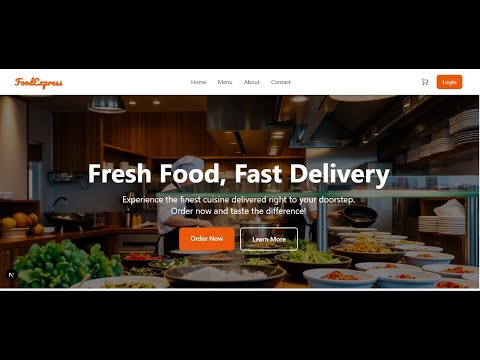 🍕Next.js Restaurant Website Tutorial | FoodExpress - Online Food Ordering & Delivery App(Full Stack)