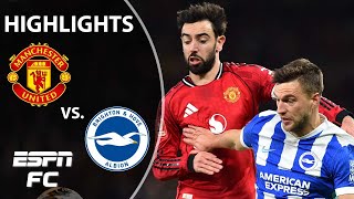 Manchester United vs. Brighton | FA Cup Highlights | ESPN FC
