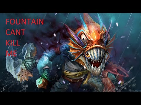 Slark diving fountain Dota2