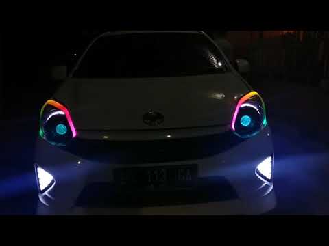 Headlamp Custom + DRL Foglamp Custom Toyota Agya