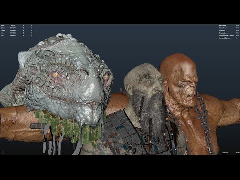 God Of War 3 & 4 Main Gods, Main Giants, Main Titan DEFINITIVE Size Comparison