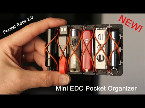 Would you try this Pocket Sized EDC Organizer? An Unusual Rugged, Compact & Lightweight Design