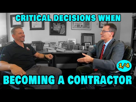 Critical Steps when Becoming a Contractor | Conversations with a Lawyer (1/4)